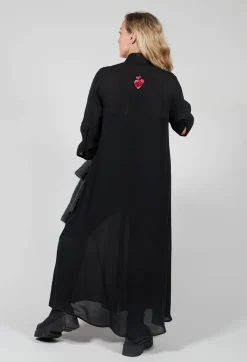 Isabel Benenato Shirts & Blouses^Silk Shirt Dress in Black