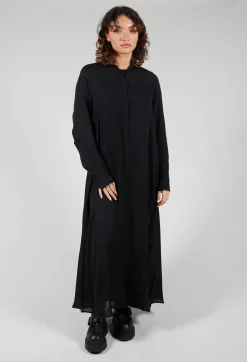 Isabel Benenato Shirts & Blouses^Silk Shirt Dress in Black