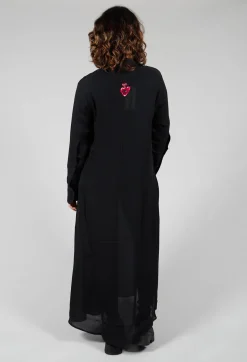 Isabel Benenato Shirts & Blouses^Silk Shirt Dress in Black