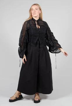 Isabel Benenato Shirts & Blouses^Silk Shirt in Black