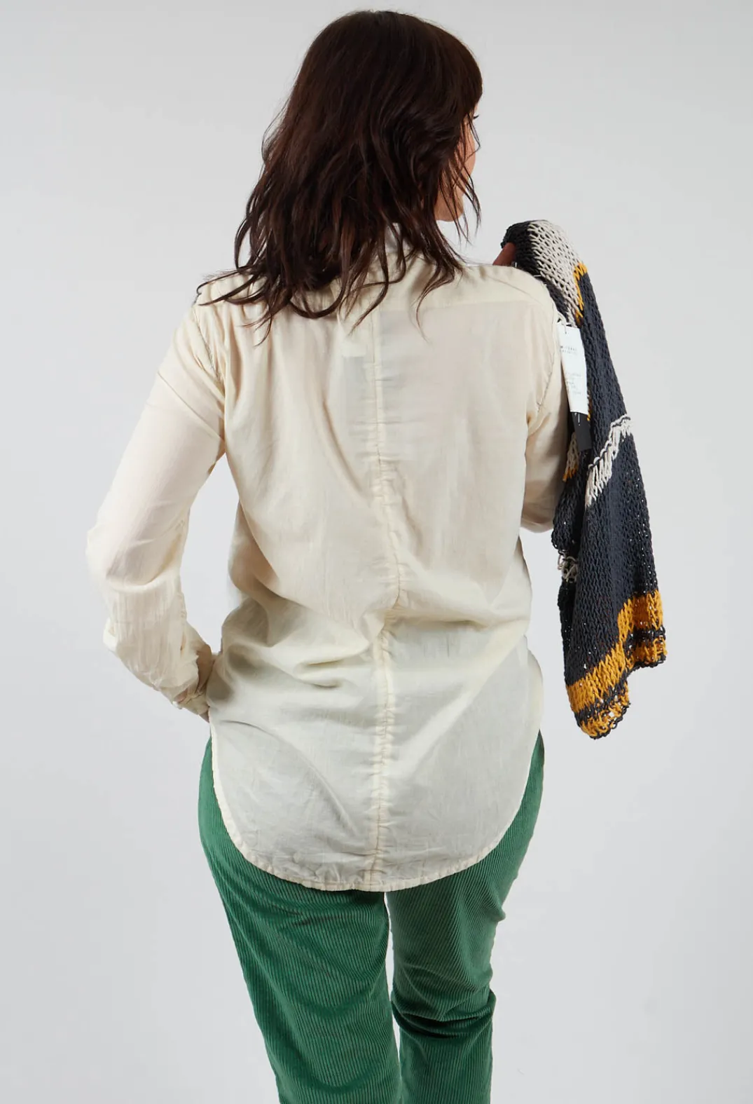 Umit Unal Shirts & Blouses^Silk Shirt in Light Yellow