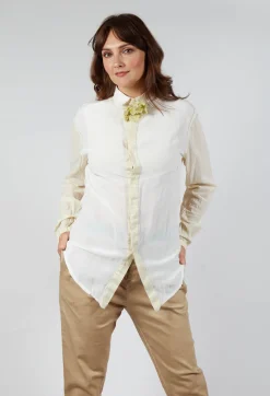 Umit Unal Shirts & Blouses^Silk Shirt in Light Yellow