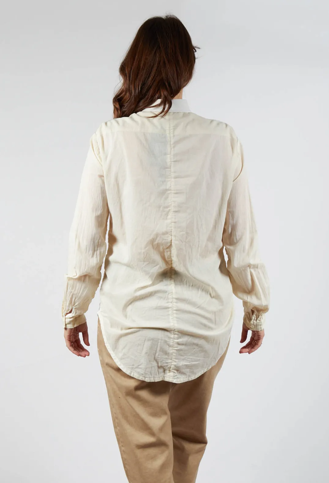 Umit Unal Shirts & Blouses^Silk Shirt in Light Yellow