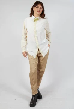 Umit Unal Shirts & Blouses^Silk Shirt in Light Yellow