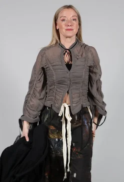 Isabel Benenato Shirts & Blouses^Silk Shirt in Mud