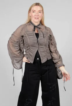 Isabel Benenato Shirts & Blouses^Silk Shirt in Mud