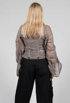 Isabel Benenato Shirts & Blouses^Silk Shirt in Mud