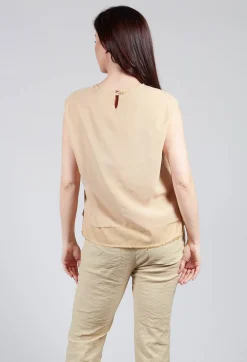 Aequamente Tops^Silk Vest Top in Juta