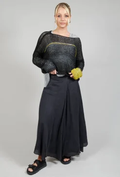 Umit Unal Skirts^Silk Wrap Skirt in Black