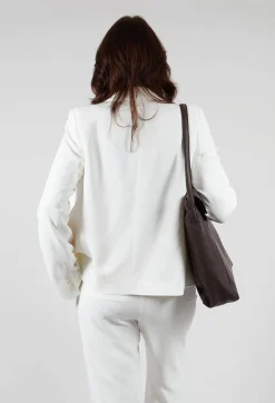 Malloni Jackets^Single Breasted Blazer in Latte