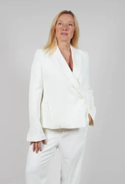 Malloni Jackets^Single Breasted Blazer in Latte