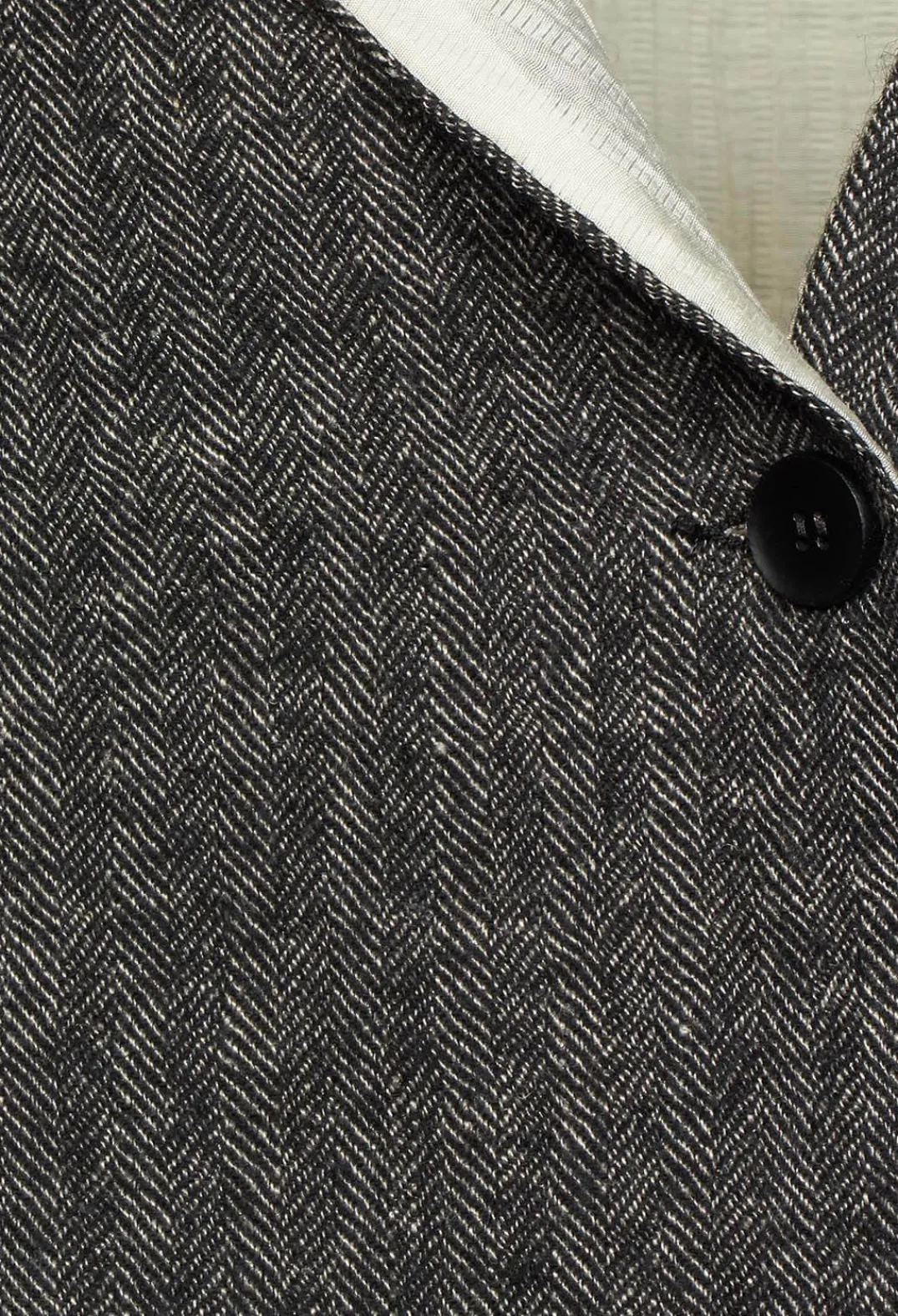 Marc Point Jackets^Single Button Herringbone Blazer in Grey