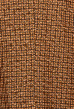 Beatrice B Jackets^Single-Breasted Houndstooth Jacket in Orange Print
