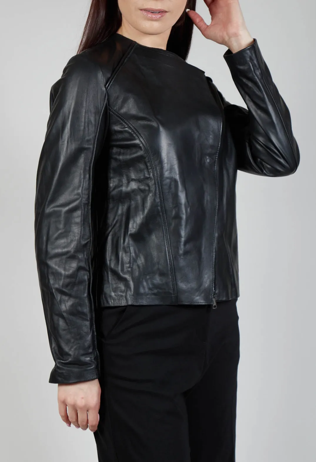Ixos Jackets^Sinister Pelle Jacket in Black