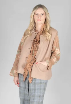 Ewa I Walla Tops^Sissela Top in Taupe