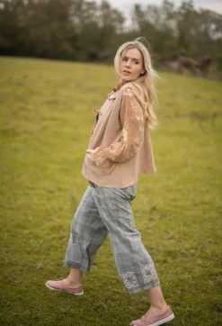 Ewa I Walla Tops^Sissela Top in Taupe