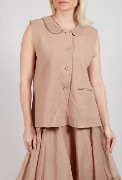 Ewa I Walla Tops^Sissela Top in Taupe