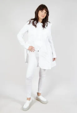 Rundholz Dip Trousers^Skinny Fit Mid-Waist Trousers in Semi Bleach