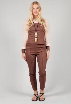 Malloni Co-ords & Suits^Skinny Trousers in Cioccolato