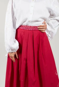 Maliparmi Skirts^Skirt in Cremisi-Crimson