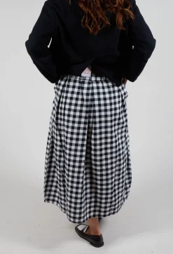Hannoh Wessel Skirts^Skirt Jude in Navy Check