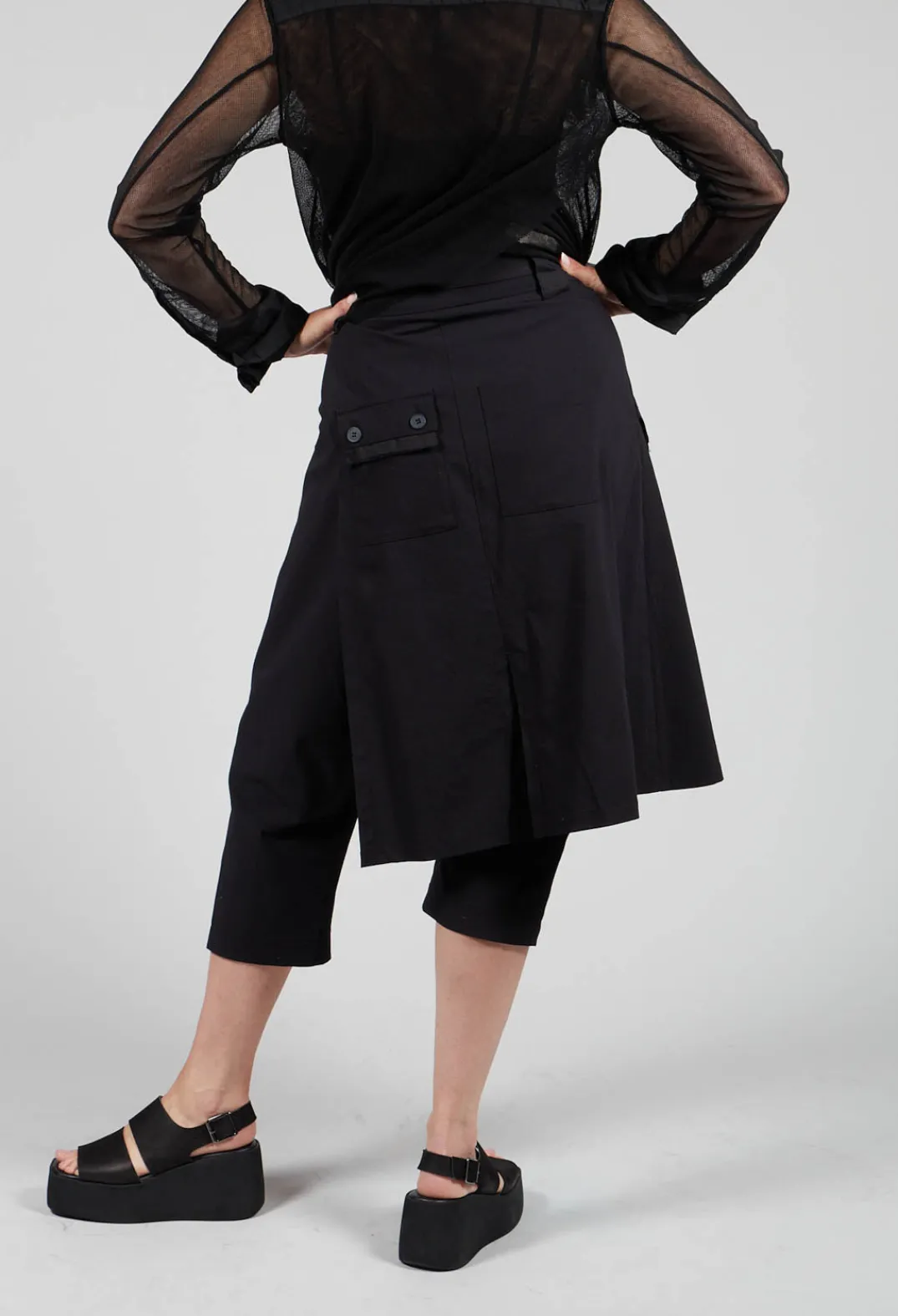 Pal Offner Trousers^Skirt Trousers in Black