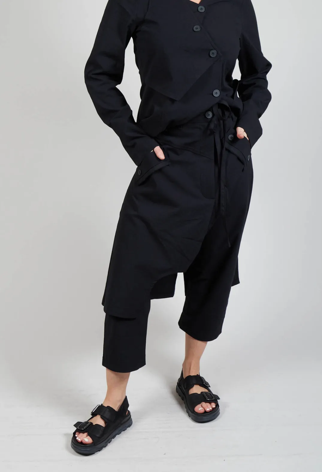 Pal Offner Trousers^Skirt Trousers in Black
