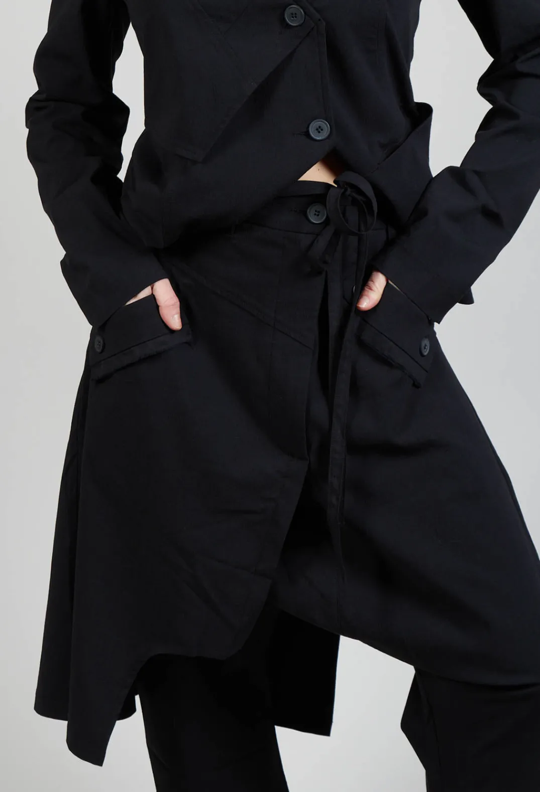 Pal Offner Trousers^Skirt Trousers in Black
