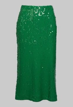 Beatrice B Skirts^Skirt with Sequin Detail in Green