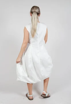 Rundholz Mainline Dresses^Sleeveless Balloon Dress in Starwhite