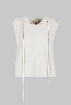 SOH Tops^Sleeveless Basics Vest in Off White