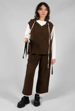SOH Tops^Sleeveless Basics Vest in Khaki