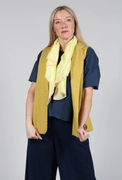 Album Di Famiglia Jackets^Sleeveless Blazer CC in Sun Yellow