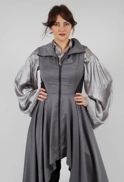 La Haine Dresses^Sleeveless Dress in Grey
