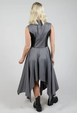 La Haine Dresses^Sleeveless Dress in Grey