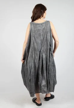Rundholz Black Label Dresses^Sleeveless Dress with Balloon Hem in Black Cloud
