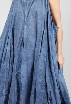 Rundholz Black Label Dresses^Sleeveless Dress with Balloon Hem in Navy Cloud