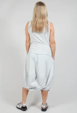 Rundholz Black Label Dresses^Sleeveless Dress with Lettering Motif in Grey Print