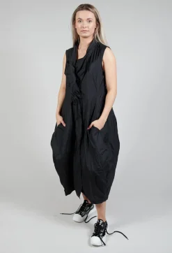 Rundholz Black Label Dresses^Sleeveless Dress with Neckline Detail in Black
