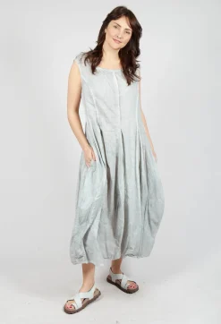 Rundholz Black Label Dresses^Sleeveless Dress with Tulip Hem in Grey Cloud