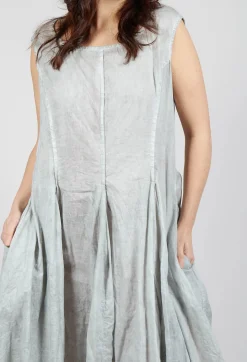 Rundholz Black Label Dresses^Sleeveless Dress with Tulip Hem in Grey Cloud