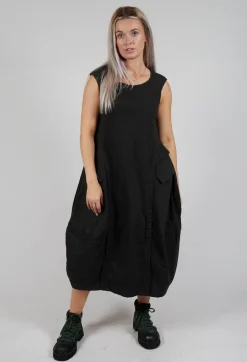 Rundholz Black Label Dresses^Sleeveless Dress with Tulip Hem in Jungle Stripe