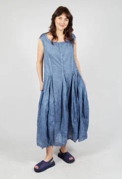 Rundholz Black Label Dresses^Sleeveless Dress with Tulip Hem in Navy Cloud