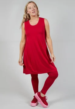 Rundholz Black Label Dresses^Sleeveless Jersey Dress in Chili