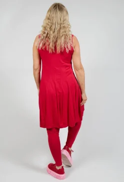 Rundholz Black Label Dresses^Sleeveless Jersey Dress in Chili