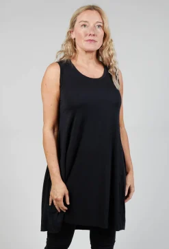 Rundholz Black Label Dresses^Sleeveless Jersey Dress in Black