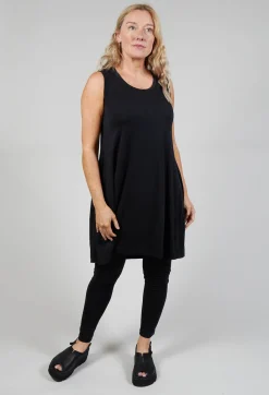 Rundholz Black Label Dresses^Sleeveless Jersey Dress in Black