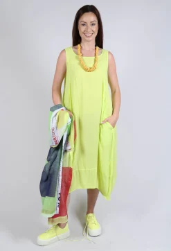 Rundholz Black Label Dresses^Sleeveless Jersey Dress with Tulip Hem in Sun
