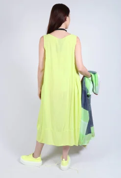 Rundholz Black Label Dresses^Sleeveless Jersey Dress with Tulip Hem in Sun