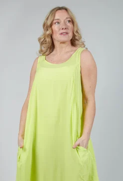 Rundholz Black Label Dresses^Sleeveless Jersey Dress with Tulip Hem in Sun